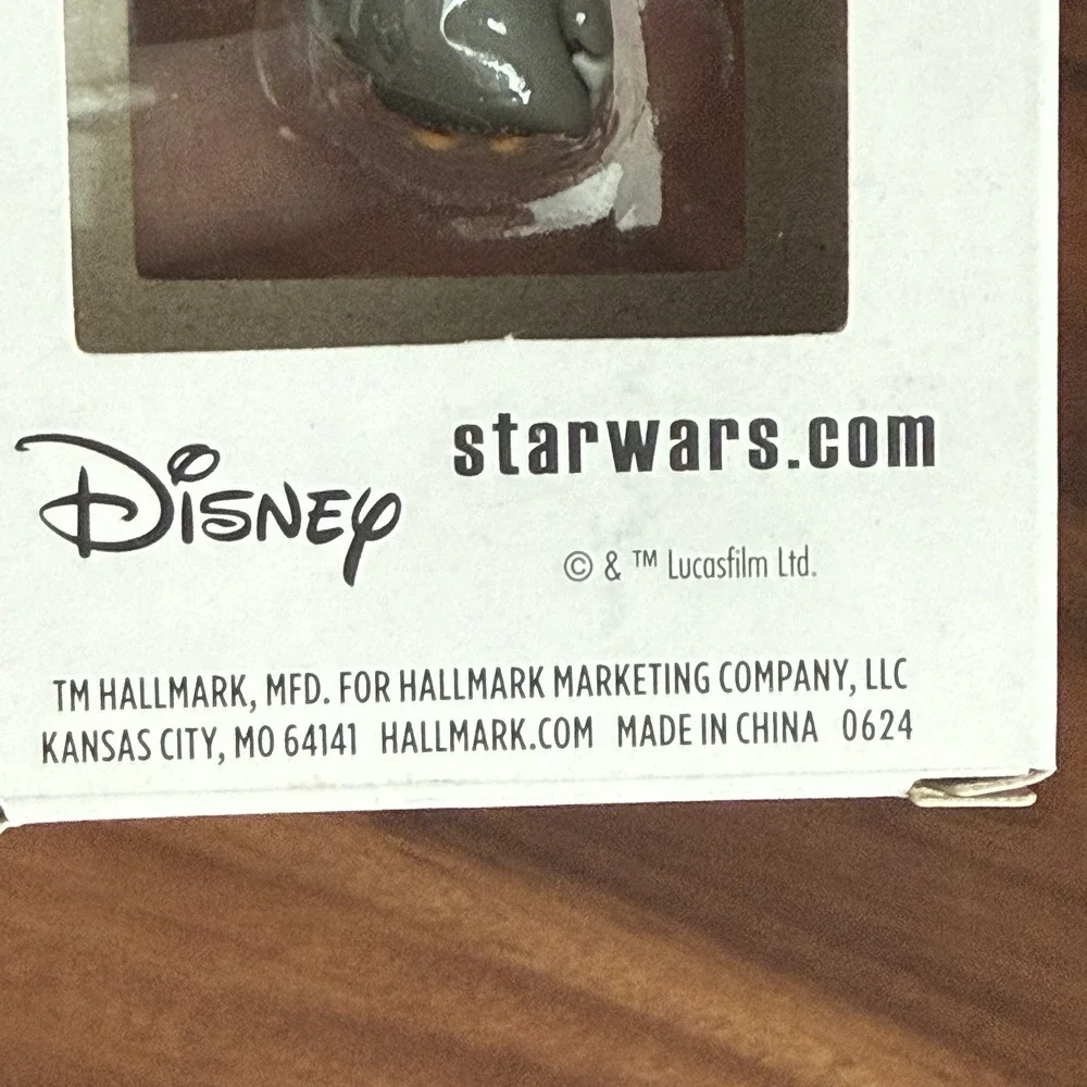 Hallmark Star Wars Mini Christmas Tree Ornament Set of 3 BB-8 R2-D2 Porg NIB F/W